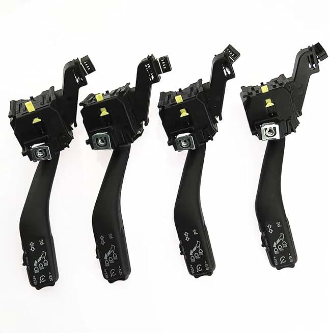 SCJYRXS 4Pcs Cruise Control Stalk Turn Signal Switch 1K0953513G 1K0 953 513G 1K0 953 513 G Compatible with Golf MK5 MK6 Compatible with Touran