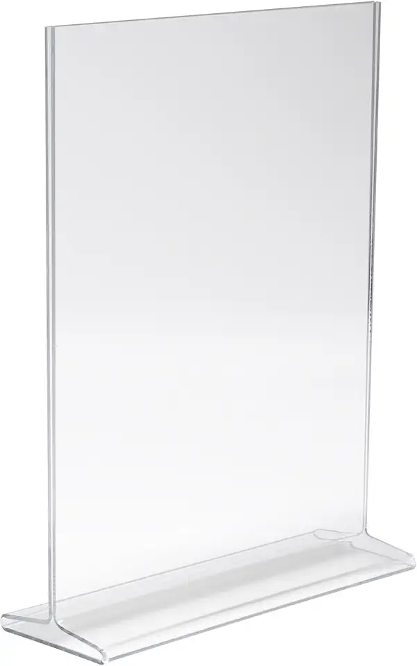 Econoco HPCT811VTP Acrylic Top Load Sign Holder, 8-1/2