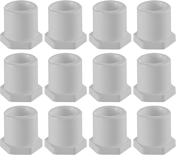 437 Series PVC Pipe Fitting - Reducing Bushing Flush Style - Schedule 40 (White) - 10×4