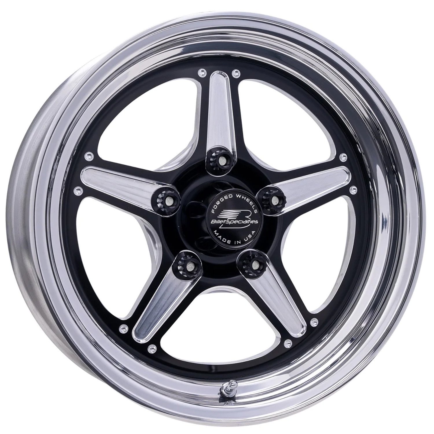 BILLET SPECIALTIES Street Lite Black Wheel 15X8 5.5IN BS BSPBRS23580L6555
