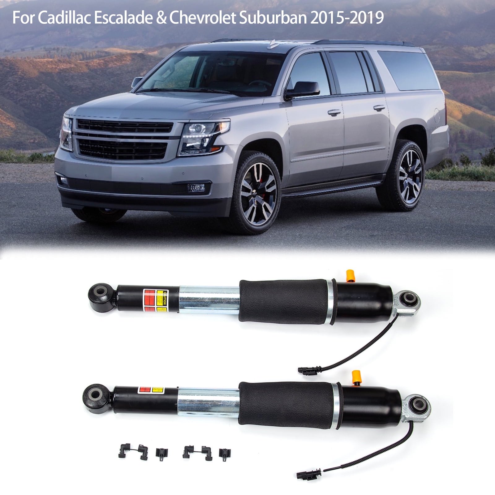 Pair Rear Shock Absorbers for GM GMC Cadillac Chevy Suburban Tahoe OEM 84176675