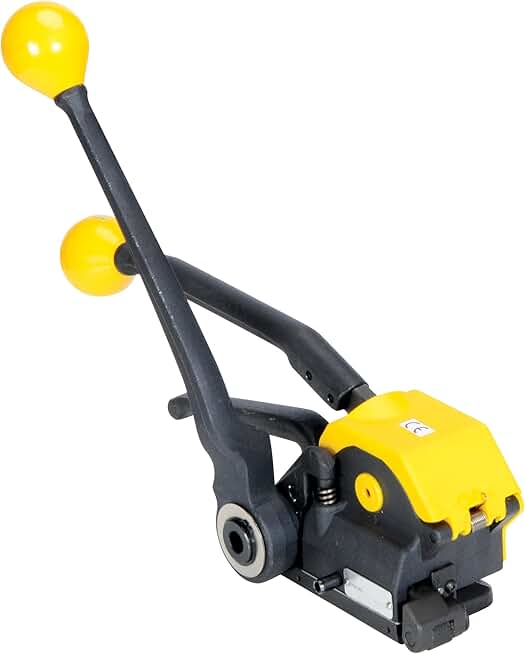 Vestil PKG-TSCS-75 Cast Aluminum Steel Strapping Tensioner/Sealer/Cutter 1/2 in. to 3/4 in. Yellow/Black