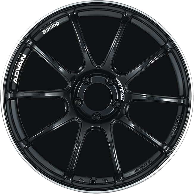 Advan RZII Gloss Black Wheel with Painted Finish (18x9.5