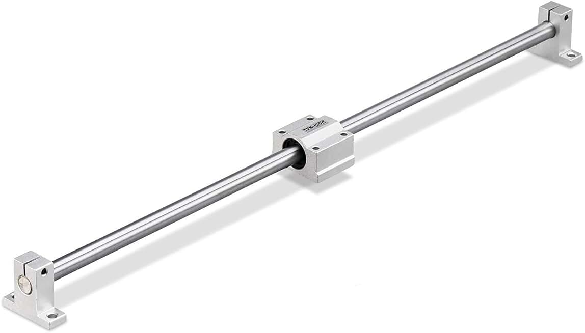 TEN-HIGH SK40 1500mm Linear Motion Guide Rail Linear Shaft Axis Rods, for CNC Machine, 1pcs Axis + 1pcs SCS40UU Block + 2pcs SK40 End Supports