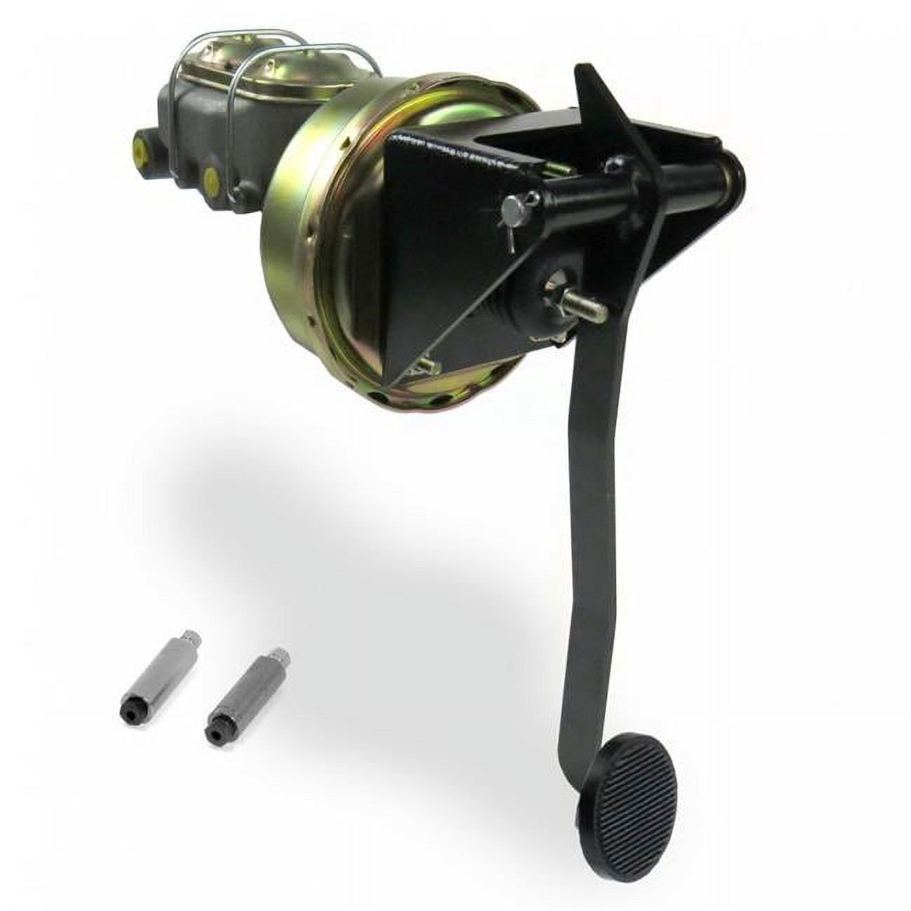 Helix Suspension  Universal FW 7 in. Single Brake Pedal kit with Drum & Drum 3 in. Black Pad