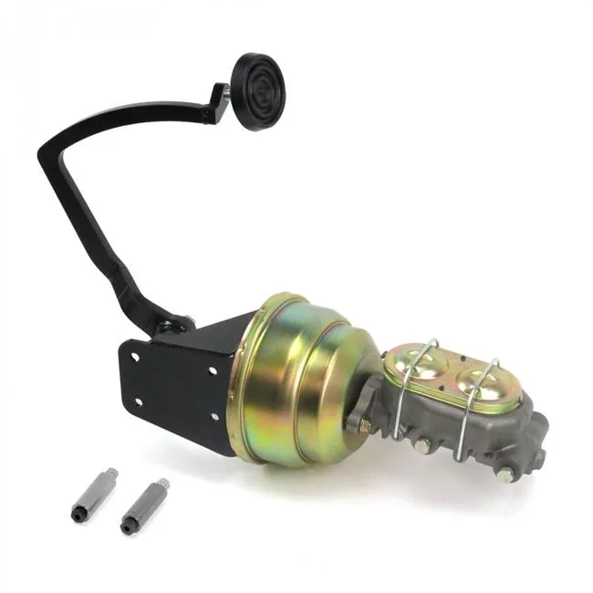 Helix Suspension Brakes & Steering  8 in. Dual Disc & Drum Brake Pedal Kit with 3 in. Rubber Pad for 1932 Ford