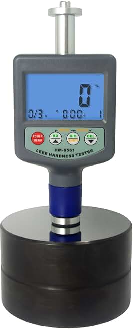 HM-6561 Leeb Hardness Tester Metal Workpiece Durometer Steel HB HS HL Gauge 200~900 HLD