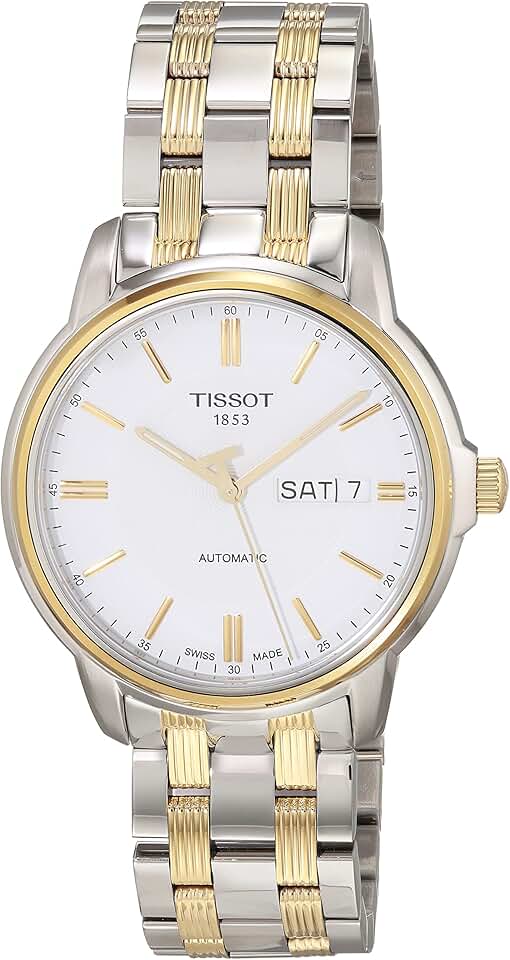 Men's T0654302203100 Analog Display Swiss Automatic Two Tone Watch
