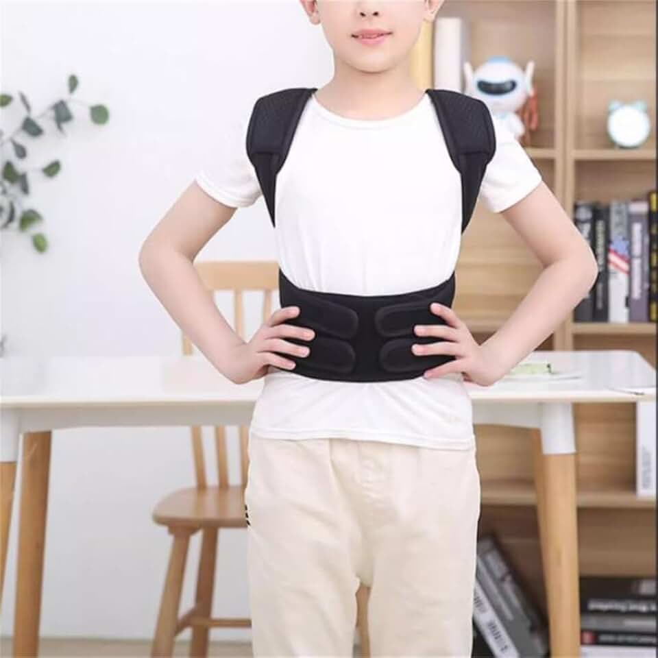 Hback Orthotics with Juvenile Anti-Camel Corrector Sitting high and Low Shoulder Breathable(Small)