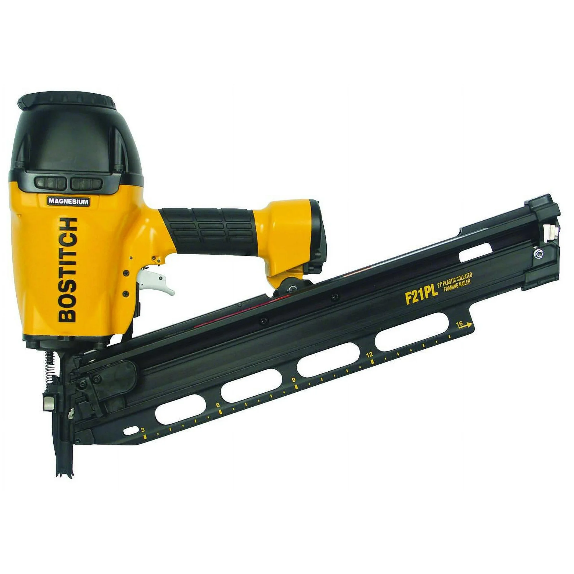 BOSTITCH F21PL 21 Degree Round Head Air Framing Nailer