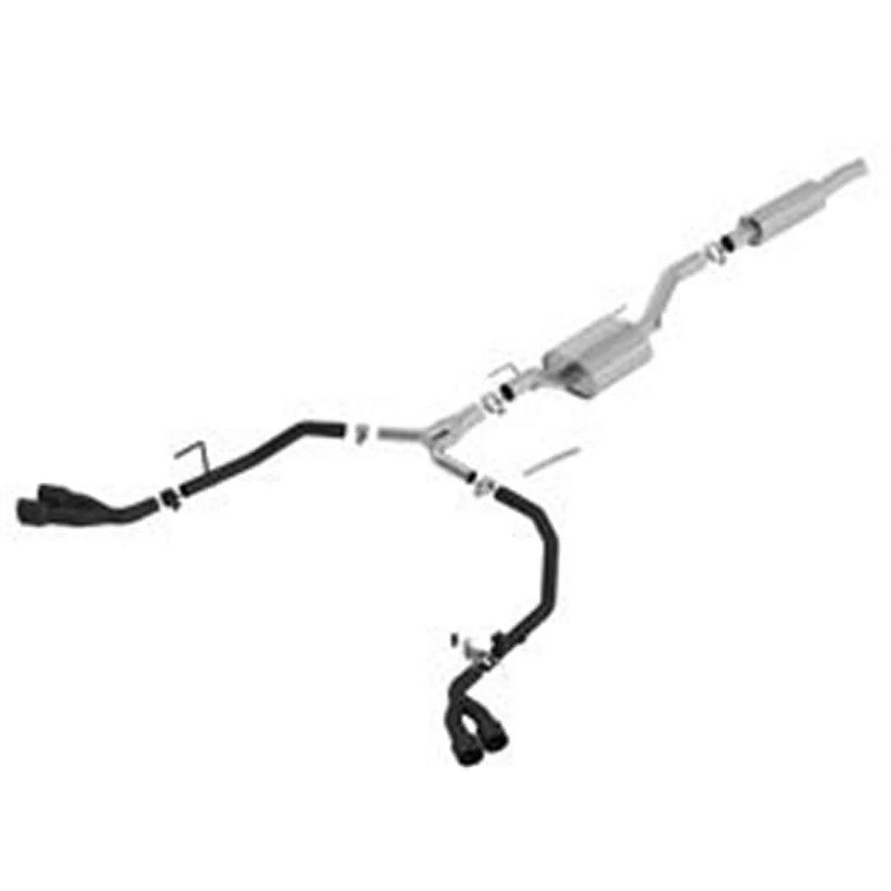Borla 140815CB S-Type Cat-Back Exhaust Systems Fits select: 2020-2022 JEEP GLADIATOR
