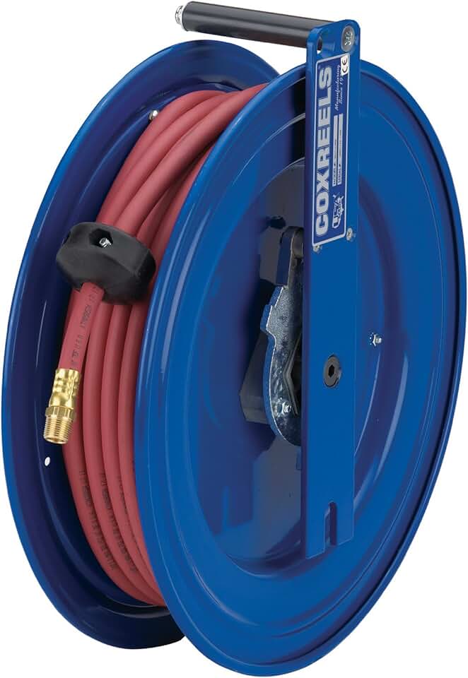 Coxreels SL19-H350 Spring Rewind Hose Reel for air/water/oil: 3/8