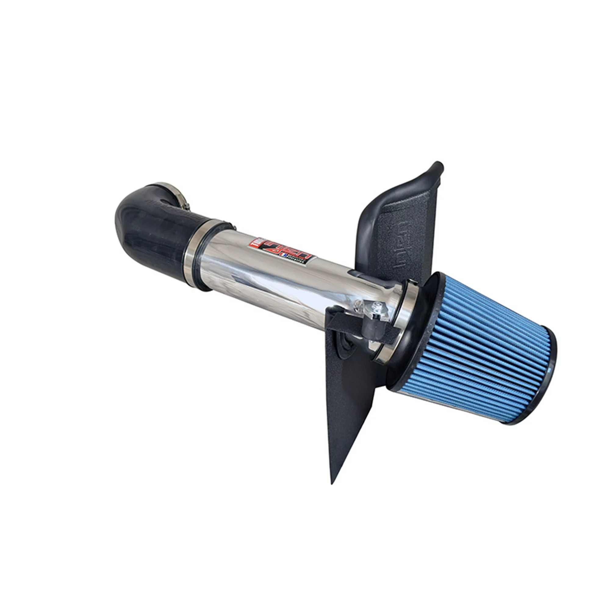 Injen 2014 Dodge Challenger Hemi 5.7L V8 Wrinkle Black Power-Flow Air Intake System with Heat Shield