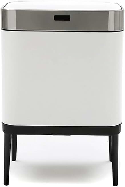 Trashcan Sorting Trash Can Kitchen Large Capacity Household Stainless Steel Office Living Room High Foot