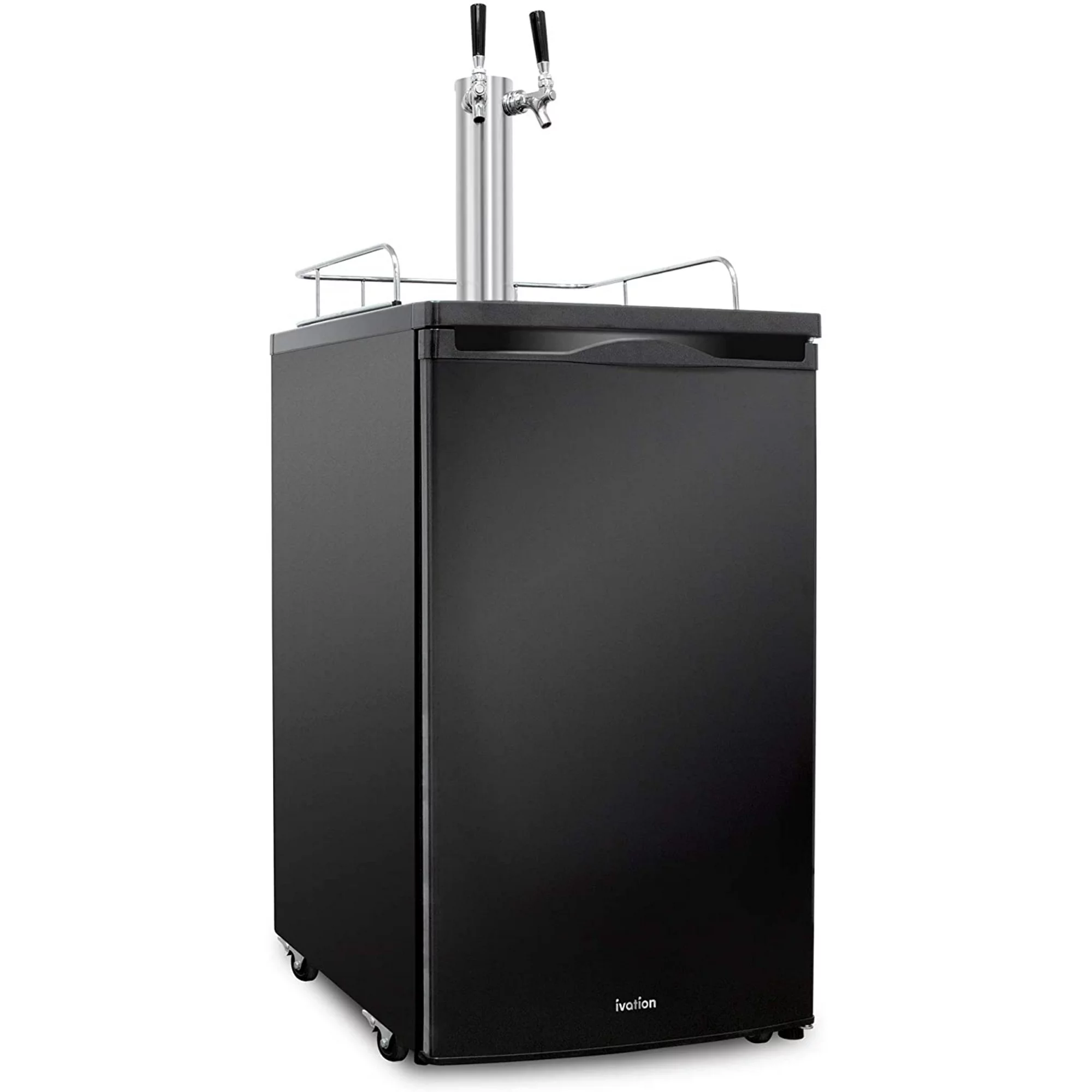 Ivation Kegerator, Beer Dispenser & Beverage Cooler, Black