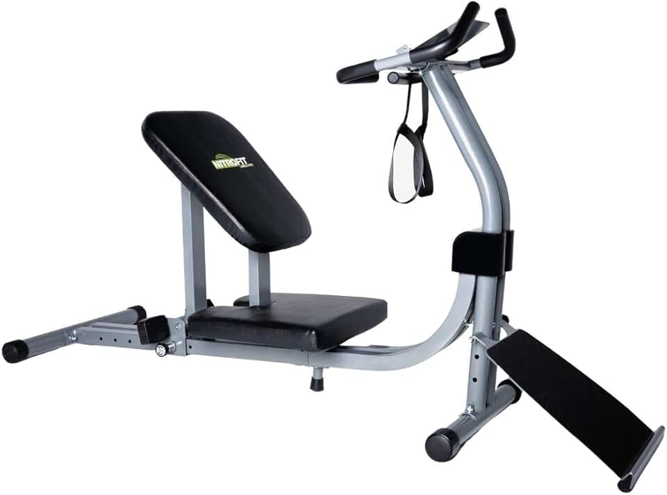 Full Body Stretching Machine Nitrofit Limber Pro. Only Stretch Machine with Adjustable Sliding Seat & Slant Board. Stretch Training Video included. Great for Spinal Decompression, Improving Flexibility, Mobility, Muscle Pain Relief for back, Home Gym