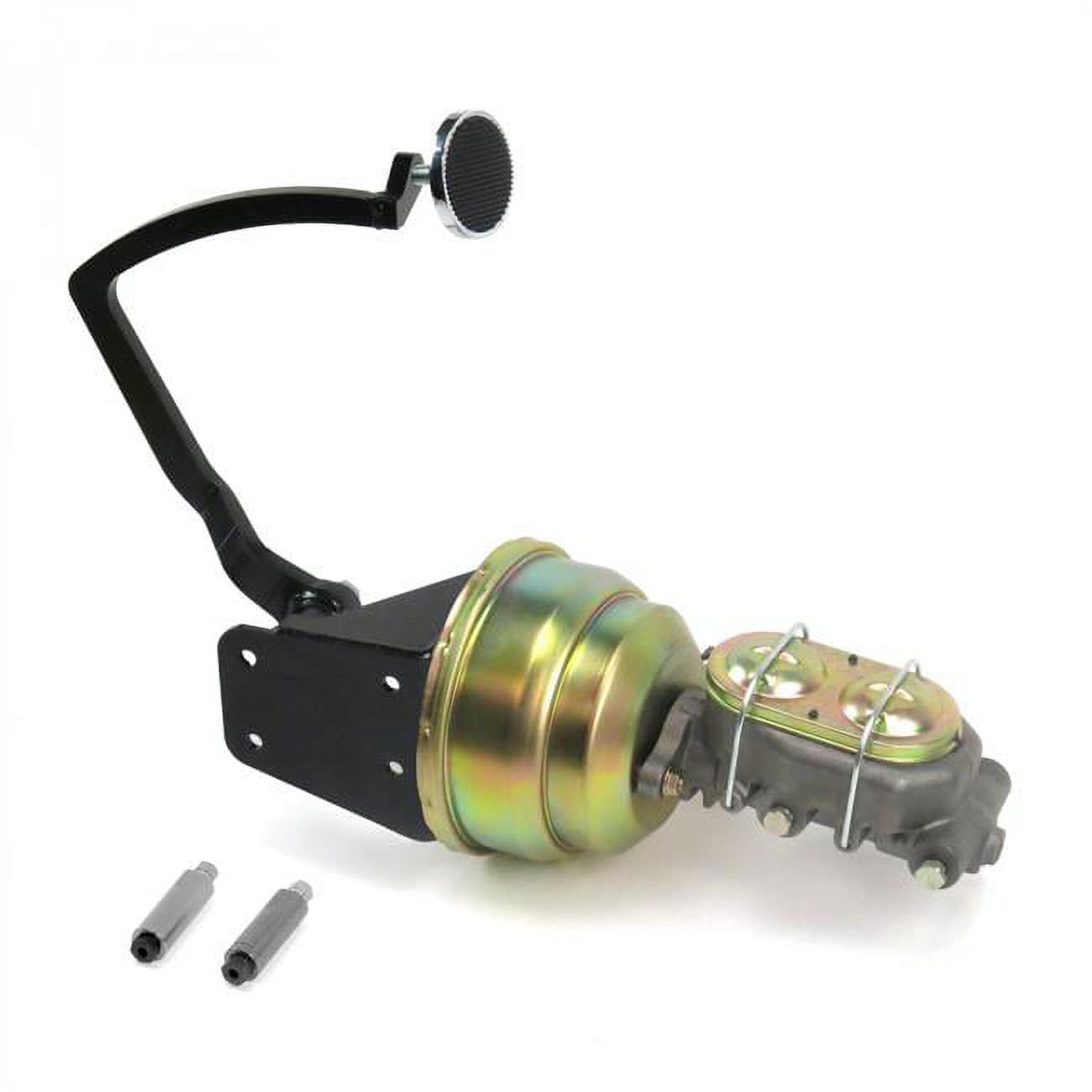 Helix Suspension Brakes & Steering  32 Ford 7 in. Dual Brake Pedal Kit Drum & Drum 3 in. Chrome Pad