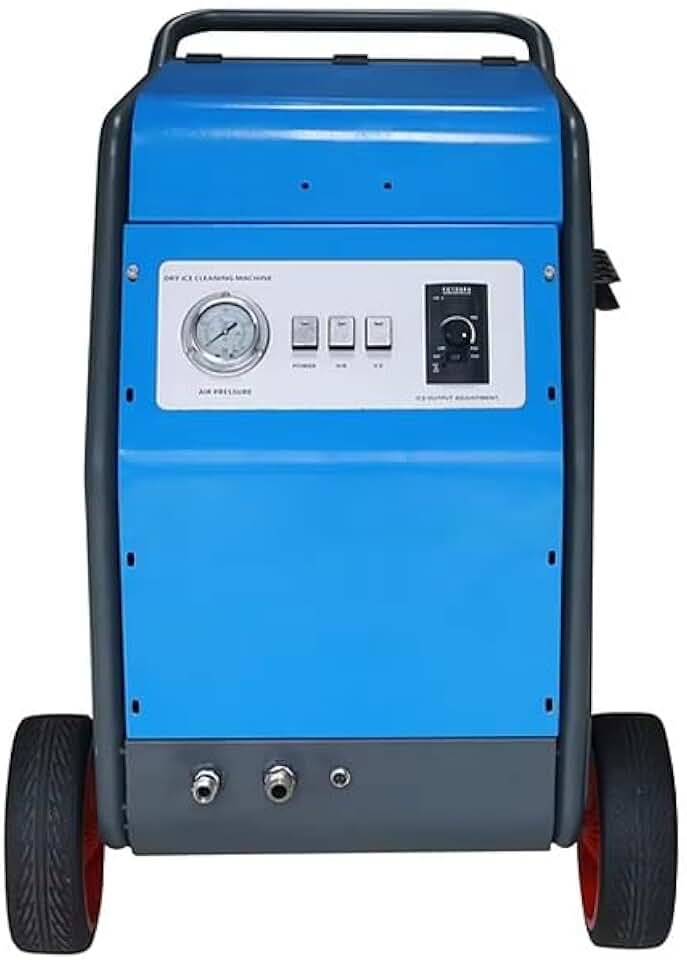 subzero degreasing device, Cryogenic scrubber, ice-based cleaner, frozen media blaster, subzero surface refinisher