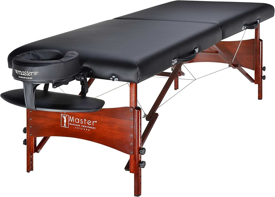 Master Massage Newport Portable Massage Table Package with Denser 2.5