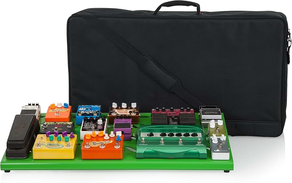 Cases Aluminum Guitar Pedal Board with Carry Bag; Extra Large: 32