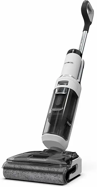 Tineco Floor ONE Stretch S6 Cordless Wet Dry Vacuum Cleaner, 180°Lay-Flat Smart Vacuum Mop, 40 Minutes Long Runtime 158℉ Flashdry Self-Cleaning, Triple-Sided Edge Cleaning Lightweight Floor Cleaner