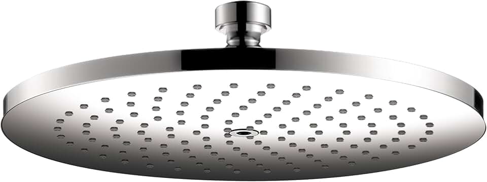 AXOR AXOR Starck 10-inch Showerhead Low Flow Modern 1-Spray Rain Water Saving with QuickClean in Chrome, 26071001