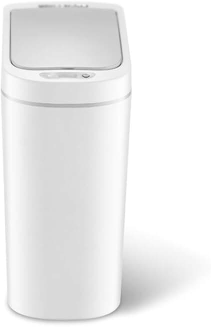 7L Home Intelligent Trash Can Automatic Induction Electric Waste Bins Kick Barrel Battery Version Trash Can for Kitchen Bathroom