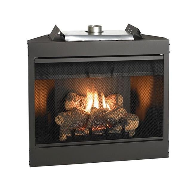 Intermittent Pilot Flush Face Fireplace Log Set - Natural Gas
