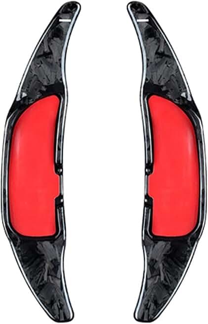 2Pcs Real Carbon Fiber Car Steering Wheel Shift Paddle Compatible with Mercedes Benz AMG A45 CLA45 C63 E53 GLA45 Paddle Shifter Extension (Color : Carbon Fiber Forged)