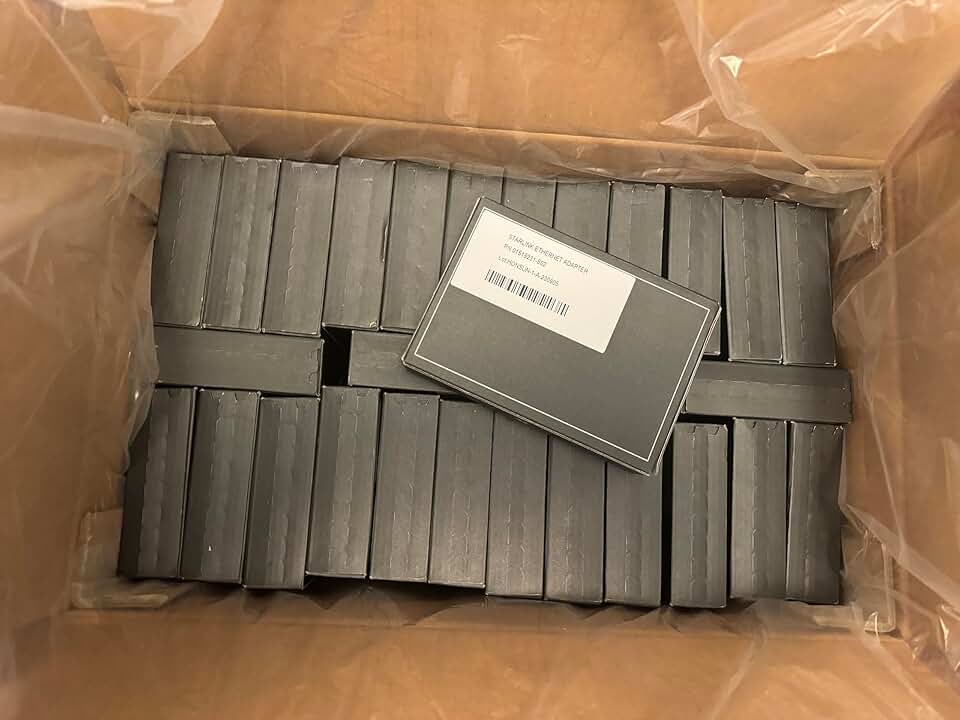 Starlink Replacement Ethernet Adapter Factory Case of 28 adapters, Grey