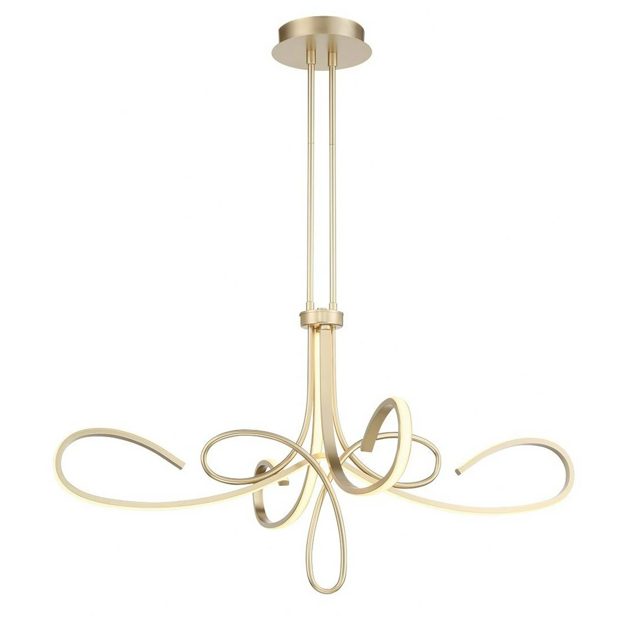 P5437-697-L-George Kovacs Lighting-Astor - 30W 1 LED Chandelier-21 Inches Tall and 38 Inches Wide