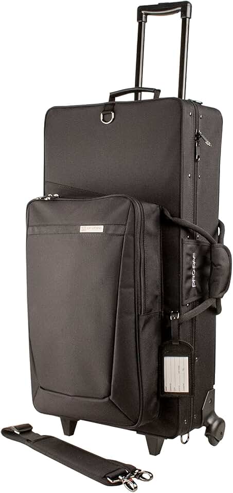 Protec PB304SOPWL Combination PRO PAC Case with Wheels for Alto / Soprano Saxophones