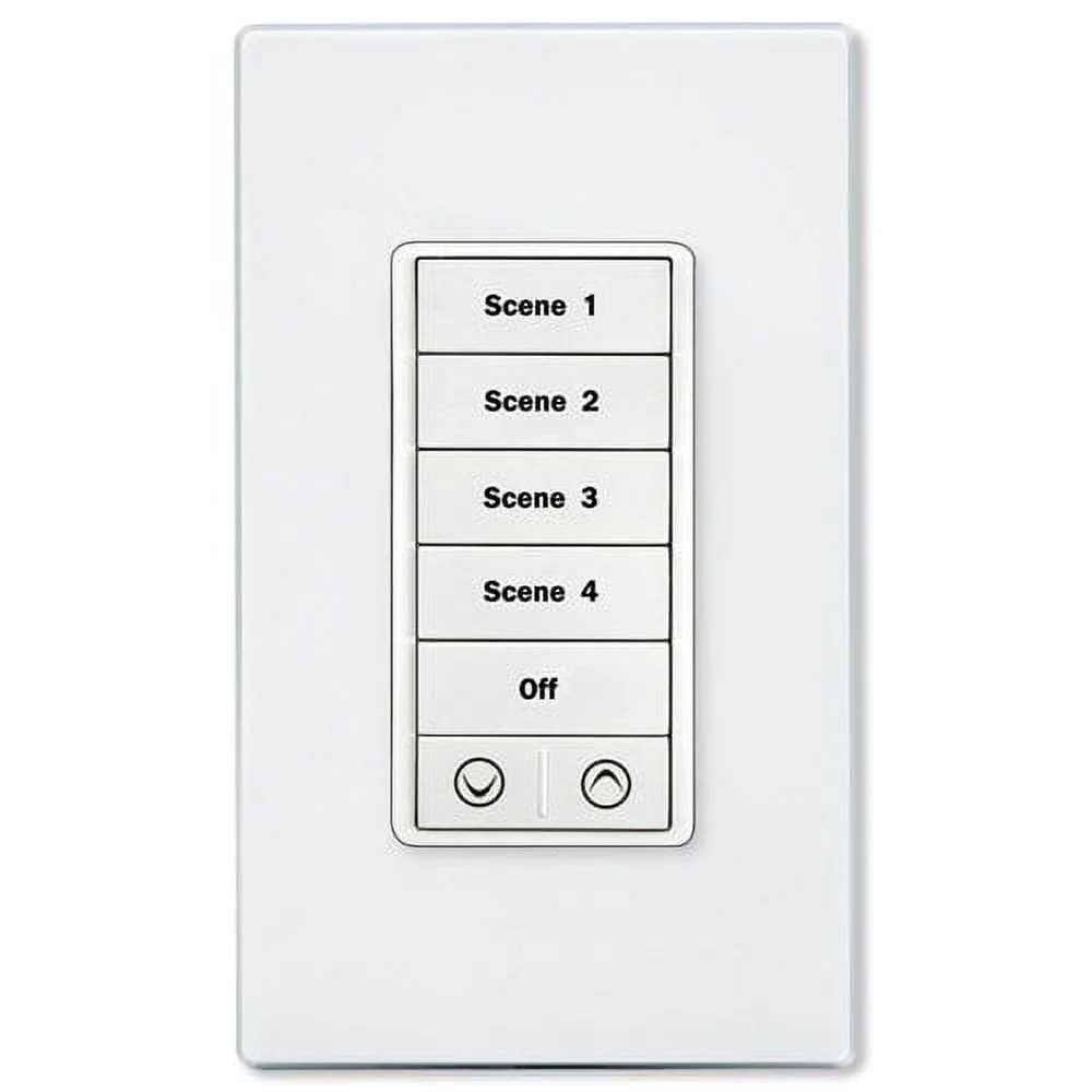 PCS PulseWorx UPB Wall Controller, 7 Button, White (KPCW-7-W)