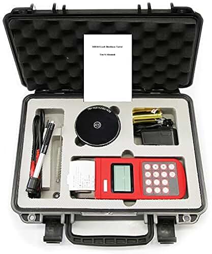 Portable Leeb Hardness Tester Meter with Integrated Thermal Printer Multiple Hardness Scale of Range 170 to 960HLD LCD Display