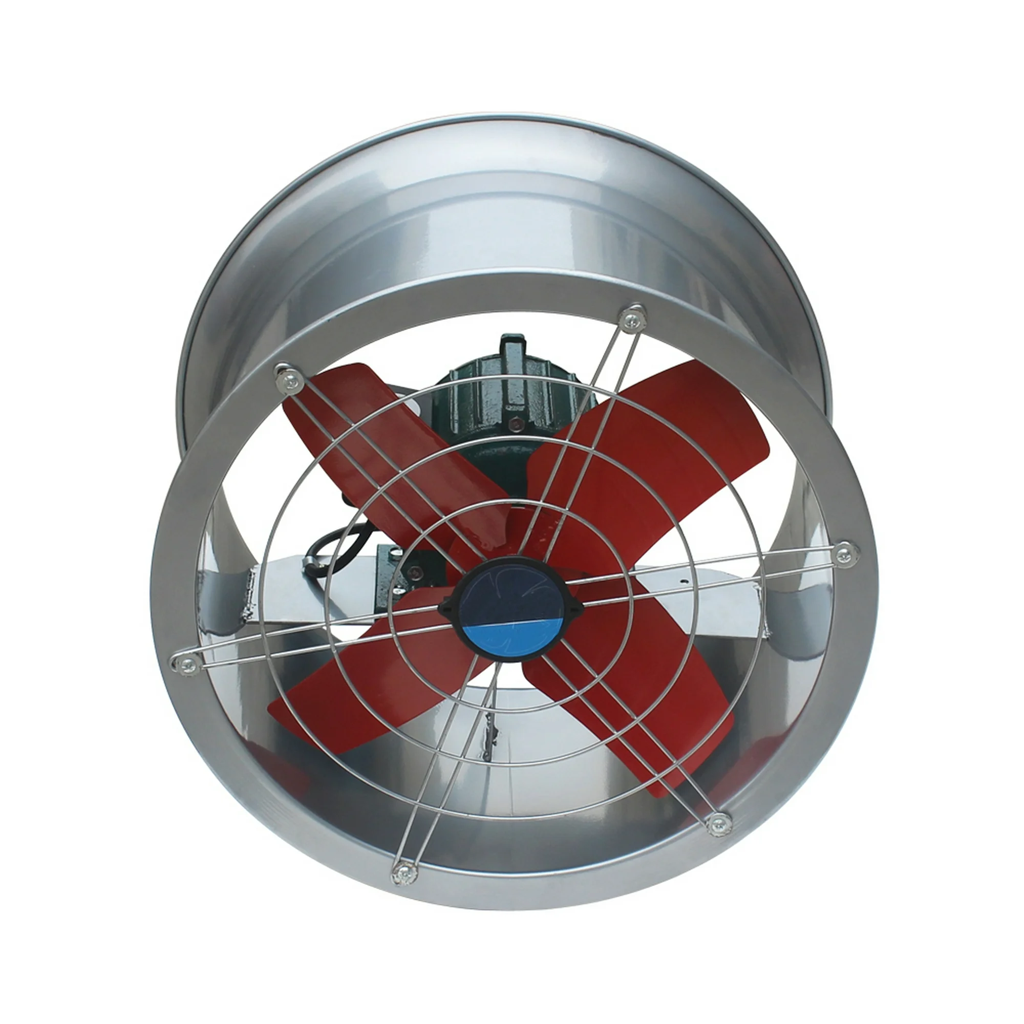 INTSUPERMAI 24 inch Cylinder Pipe Fan Exhaust Fan Wall Mounted 220V