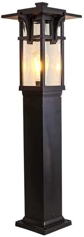 Creative Street High Pole Post Light Pillar Lantern Park Scenic Landscape Lighting Aluminum Engineering Lamp Outdoor Waterproof IP65 Traditional E27 Backyard Pole Pedestal Lamp Lighting Lights F