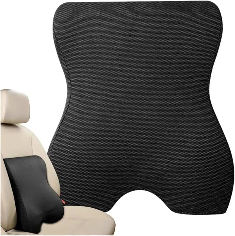 Back Pillow Memory Foam Cushion Compatible with Lower Back and Lumbar Support Ergonomic Car Back Cushion Elastic Pillow Compatible with Office Chair Bed