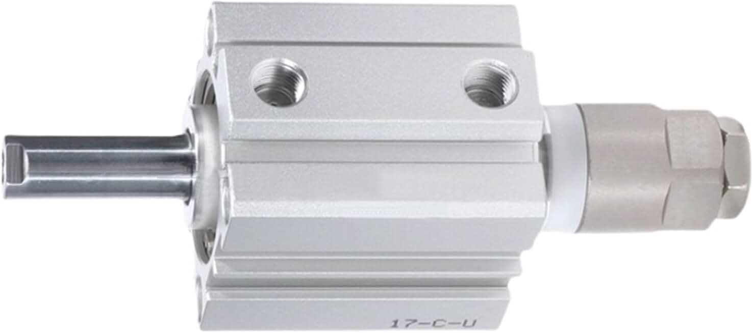 SDAJ50/63mm Bore Double Acting Piston Tools Aluminum Alloy Adjustable Stroke Compact Thin Air Pneumatic Cylinder 1Pcs(with Magnet 100-50,Bore 63mm)