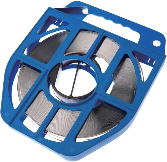 Panduit MSW75T30-CR6 Custom Length Strapping, 316 Stainless Steel, 100', Natural