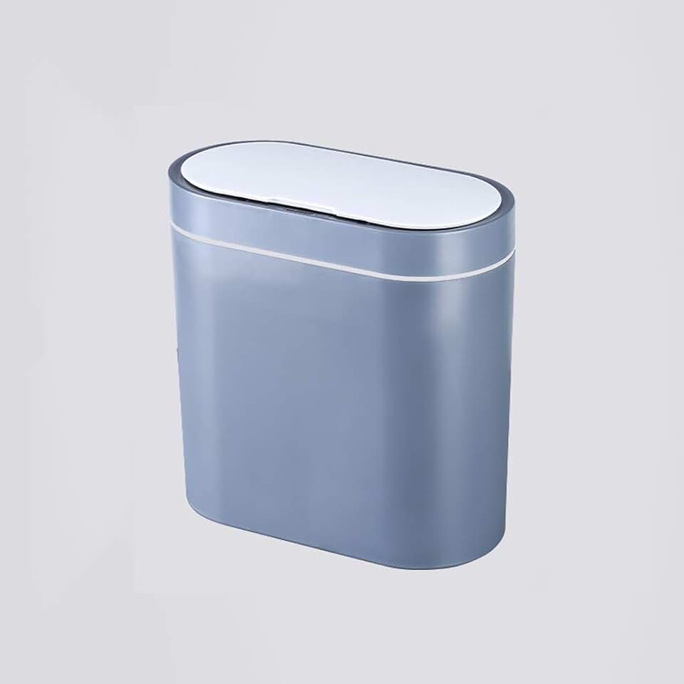 Smart Sensor Trash Can Electronic Automatic Household Bathroom Toilet Waterproof Narrow Seam Sensor Bin(E)