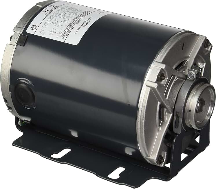 Marathon H684 48Y Frame Open Drip Proof 5KH36MNA445X Carbonator Pump Motor, 1/2 hp, 1800/1500 RPM, 100-120/200-240 VAC, 1 Split Phase, 2 Speeds, Ball Bearing, Rigid Base
