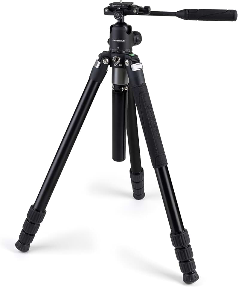 ProMaster Chronicle Tripod Kit - Aluminum - Lightweight and Durable Tripod for Any Shooting Environment, (Model 67900) …
