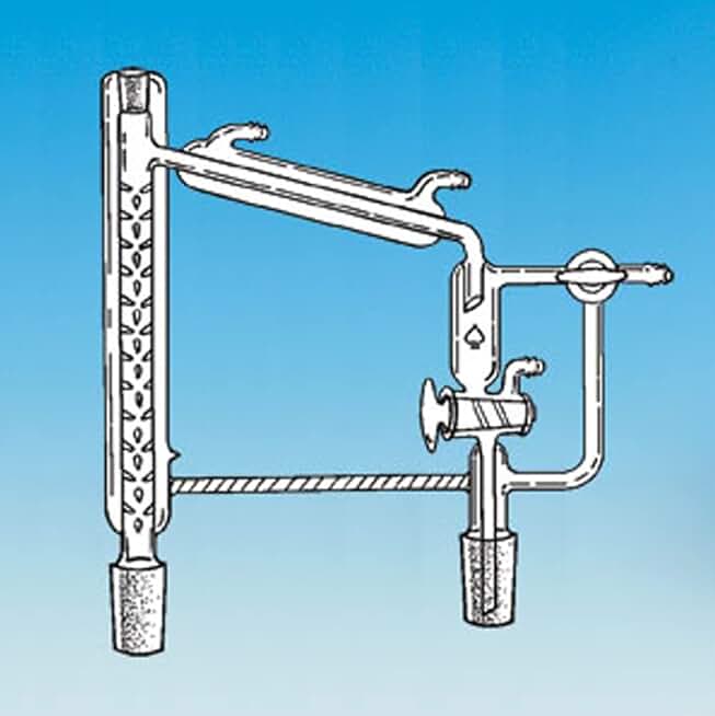 6563-10 Series High Boiling Distillation Apparatus, 24/40 Joints, 5/16