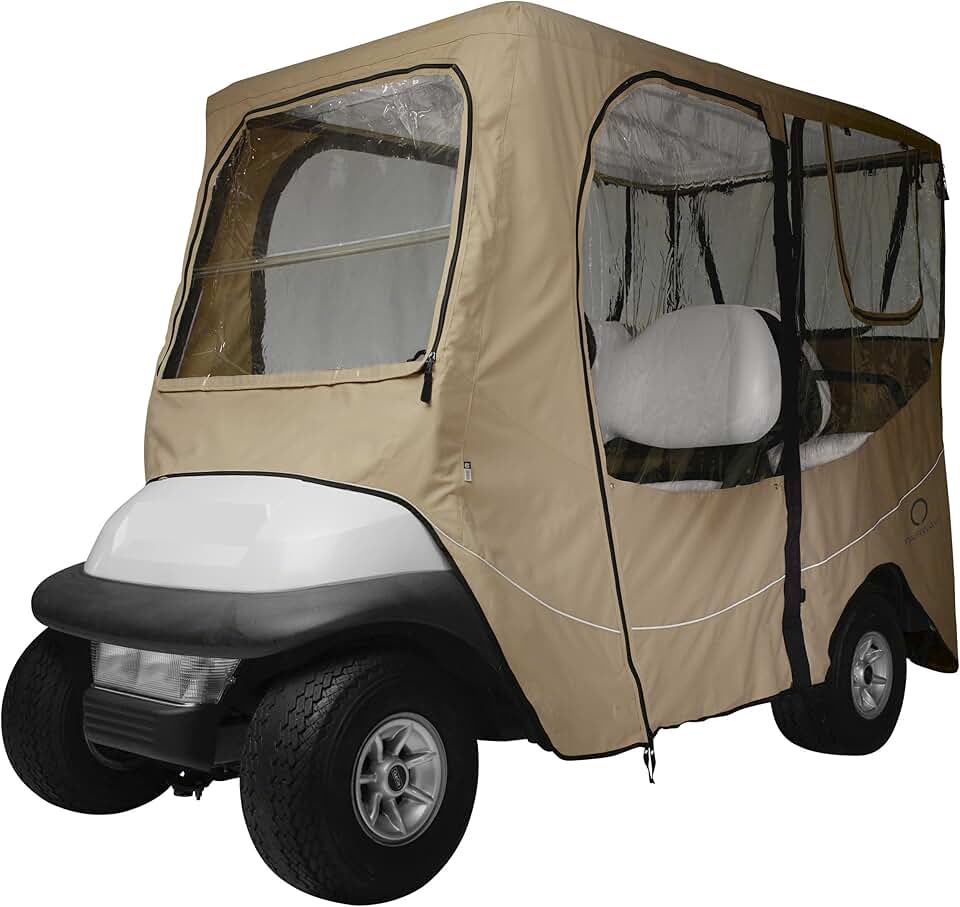Classic Accessories Fairway Golf Cart Deluxe Enclosure