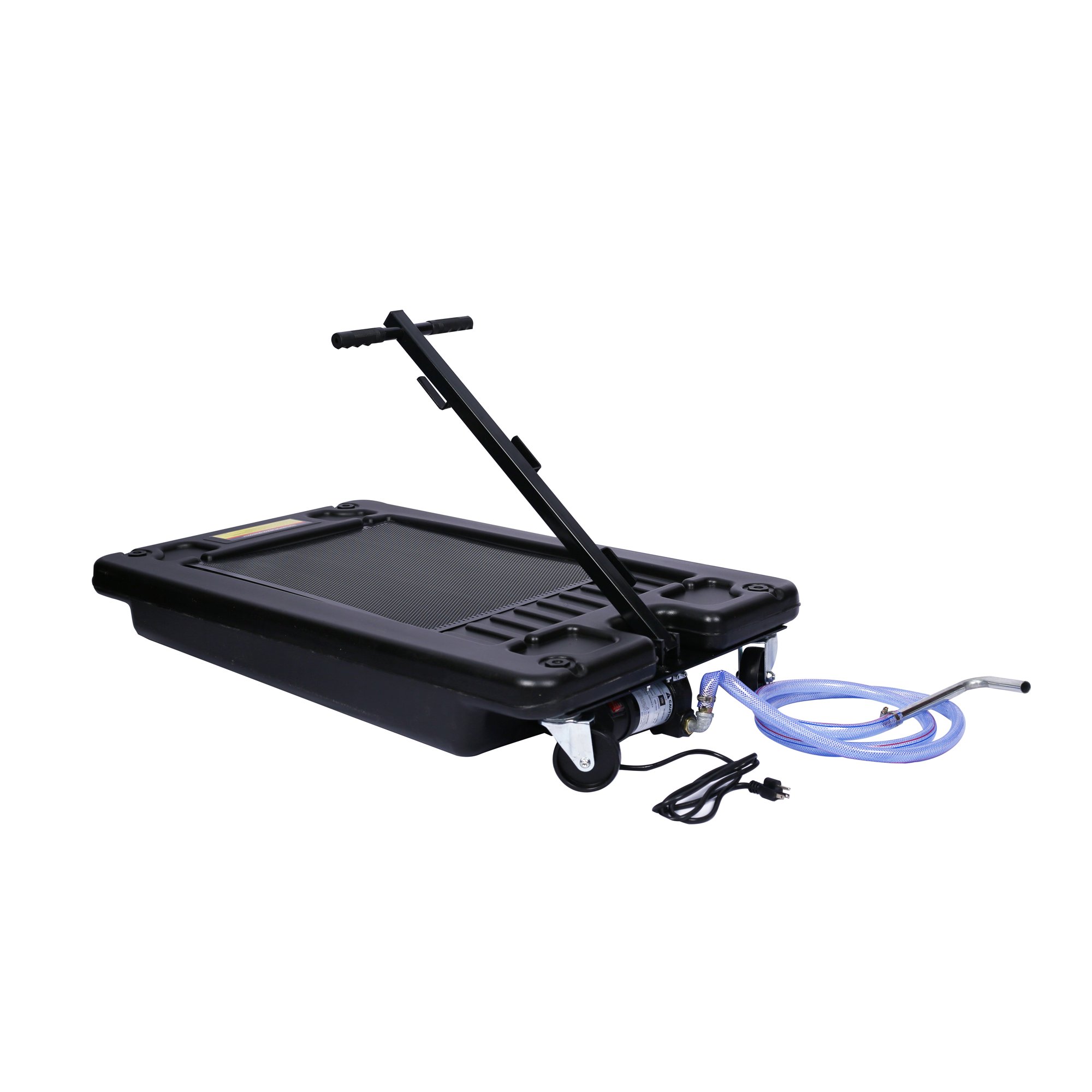 17 GALLON LOW PROFILE OIL DRAIN, with electric pump