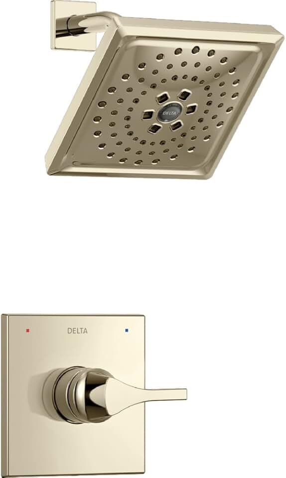 Delta Faucet T14274-PN Zura Monitor 14 Series H2Okinetic Shower Trim, Polished Nickel,