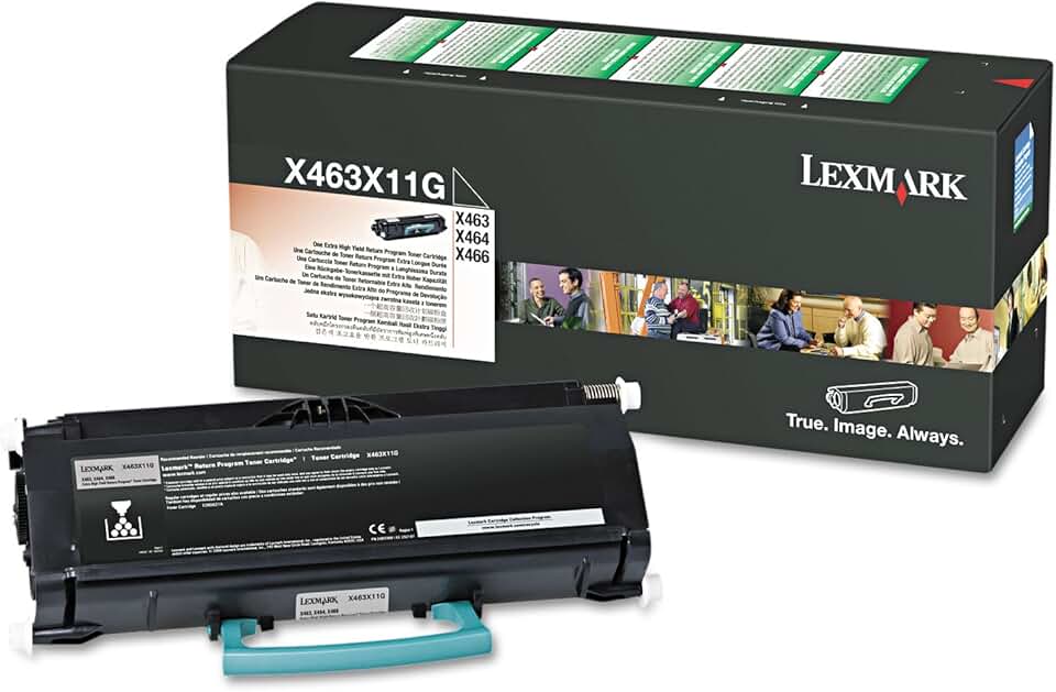 Lexmark X463X11G Extra High-Yield Toner Cartridge, Black-in Retail Packaging