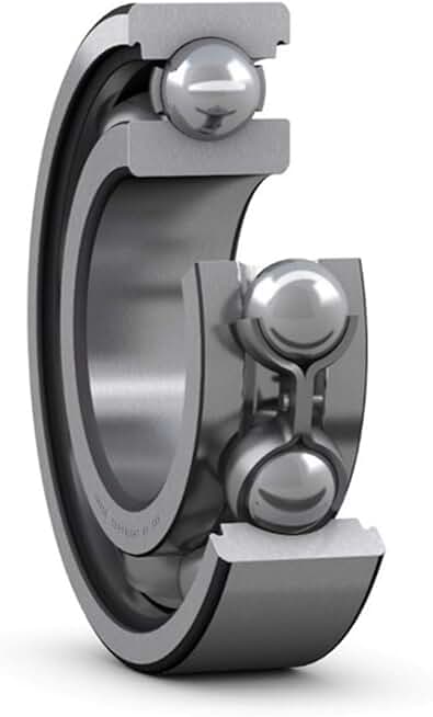 SKF 61916 Radial Bearing, Single Row, Deep Groove Design, ABEC 1 Precision, Open, Normal Clearance, Standard Cage, 80mm Bore, 110mm OD, 16mm Width