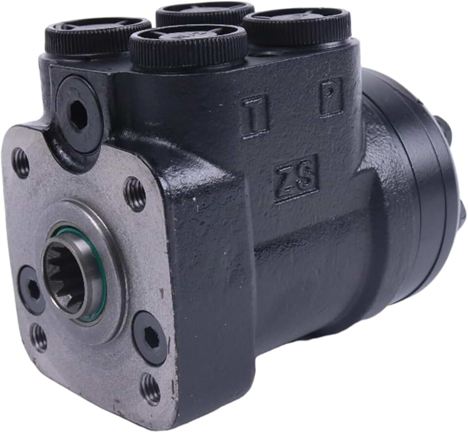 JZGRDN Steering Motor Without Relief Valve 67698C91 67698C92 67698C93 67698C94 K207419 Compatible with Case International Harvester 248 258 268 278 385 484 485 584 684 685 784 884 885 Models
