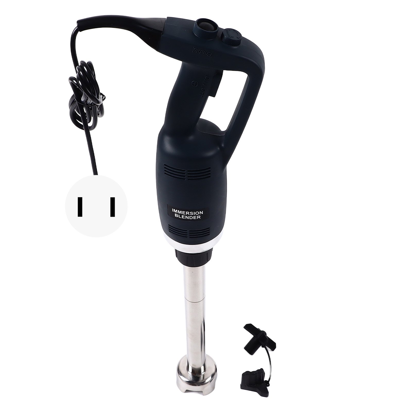 Immersion Hand Blender 750W 100L Stainless Steel with 400mm Detachable Blade Adjustable Speed Electric Stick Mixer for Kitchen US Plug 110V